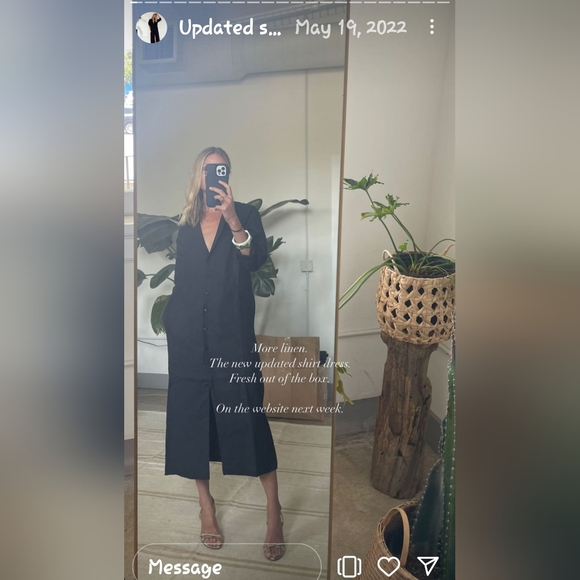 Vincent James Designs UPDATED SHIRT DRESS size Small - Picture 6 of 11